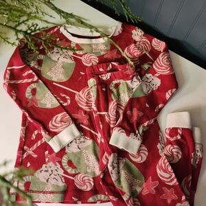 Burt Bees Holiday Christmas Pajama Set 3t
